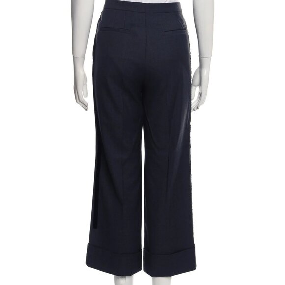 Nº 21 Wool Wide Leg Pants in Dark Grey Color - Picture 4 of 9